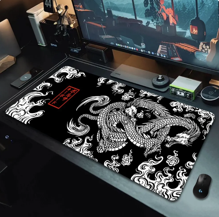 Japanese Dragon Gaming Mousepad