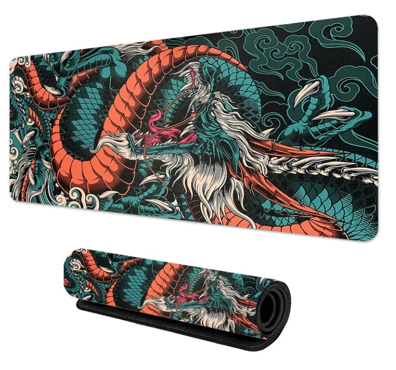 Japanese Dragon Gaming Mousepad